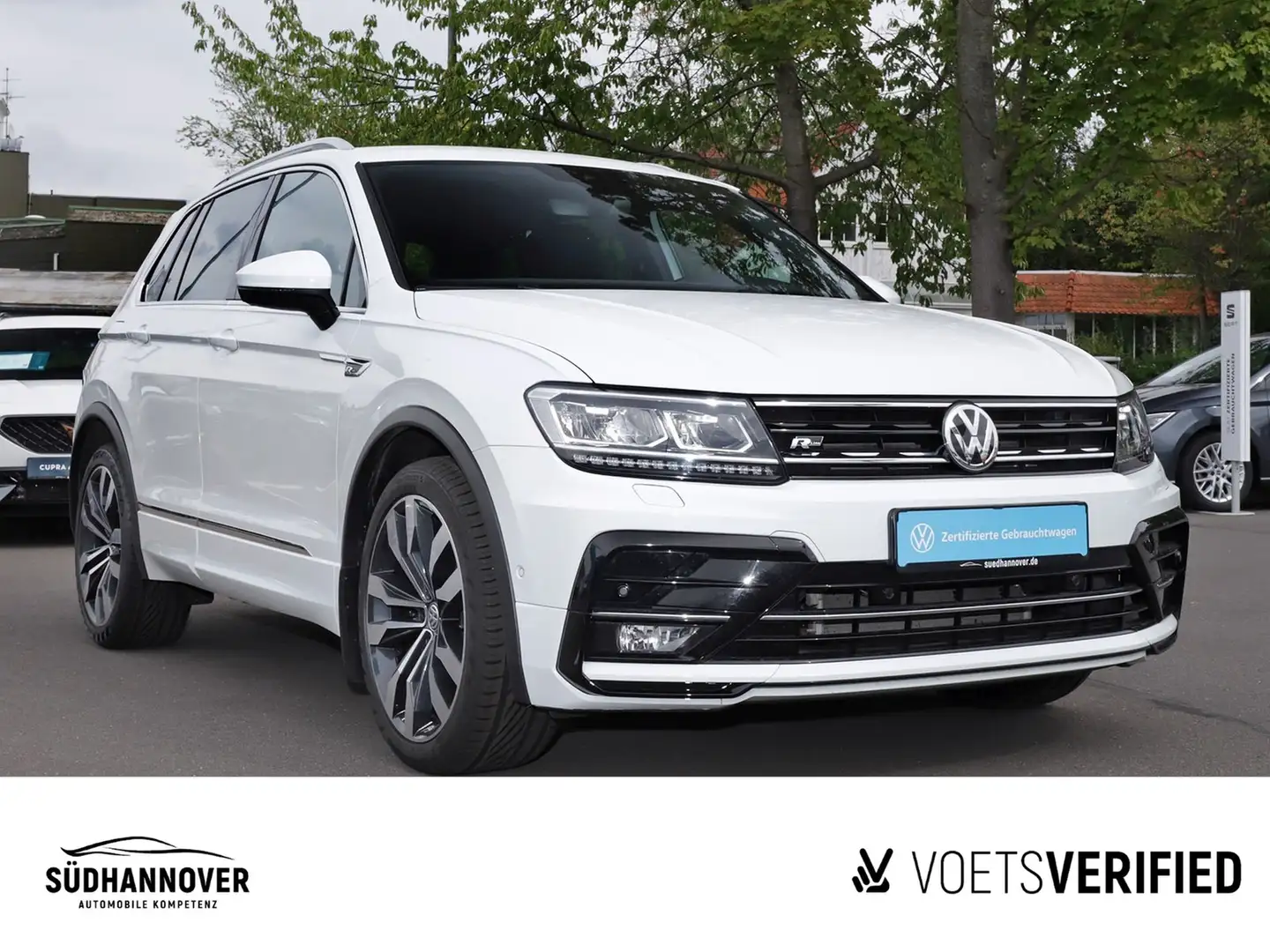 Volkswagen Tiguan Comfortline 2.0 TSI 4Motion R-Line AHK Kamera Bianco - 2