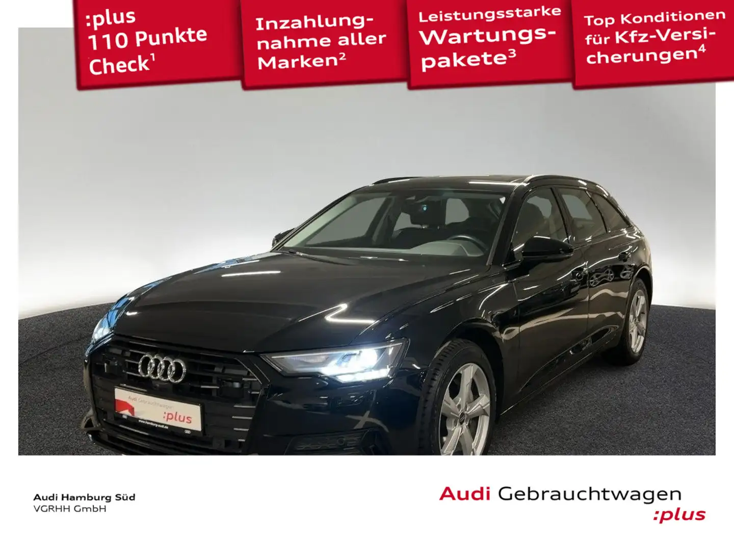 Audi A6 40 TDI sport S tronic Navi Kameras Lede Schwarz - 1