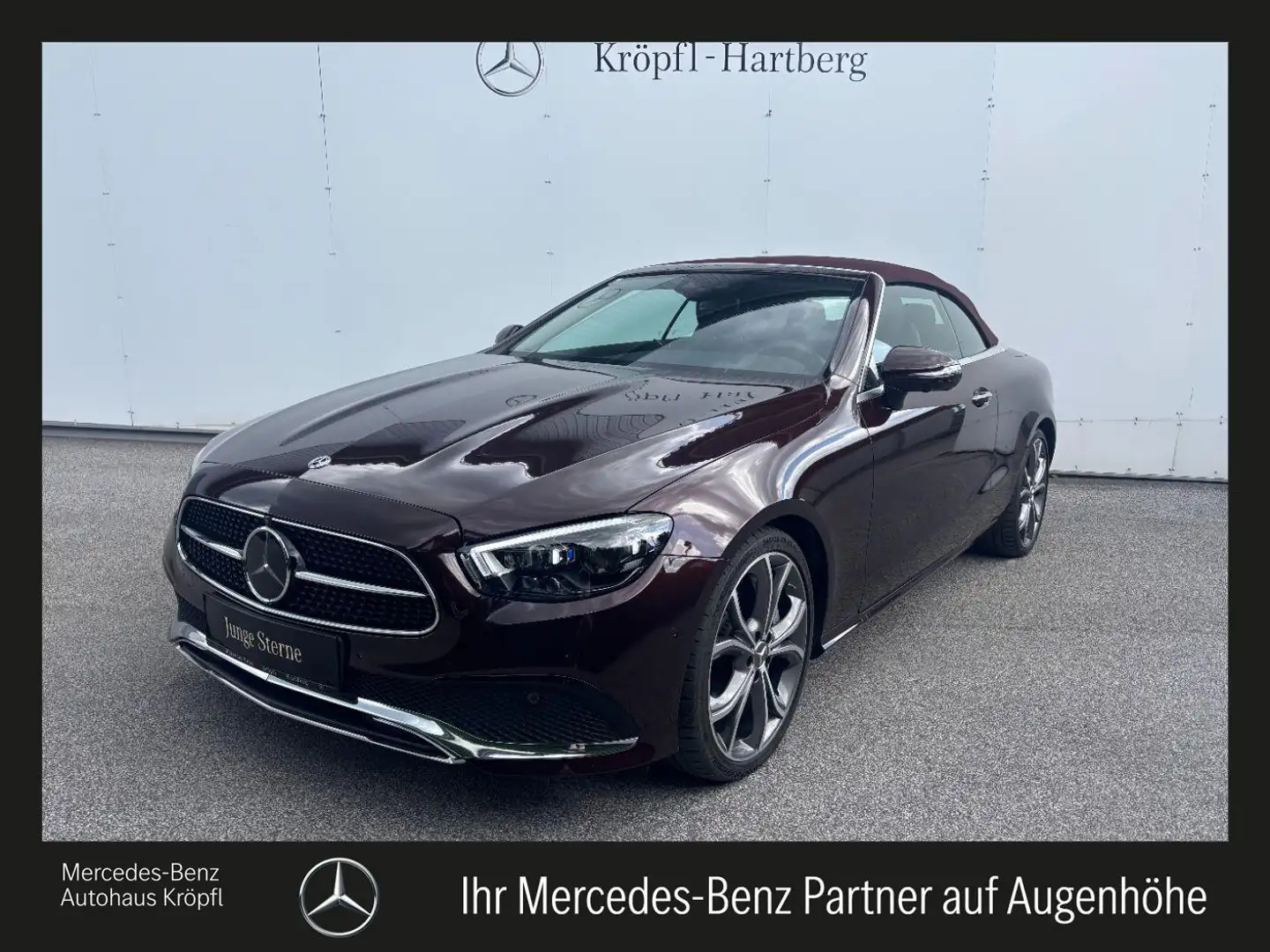 Mercedes-Benz E 450 4MATIC Cabriolet KeyGo PTS FAP LED AIR Rot - 1