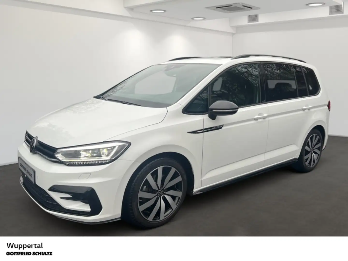 Volkswagen Touran 2.0 TDI DSG AHK STHZ PANO NAVI ACC KAM LED SHZ PDC Weiß - 1