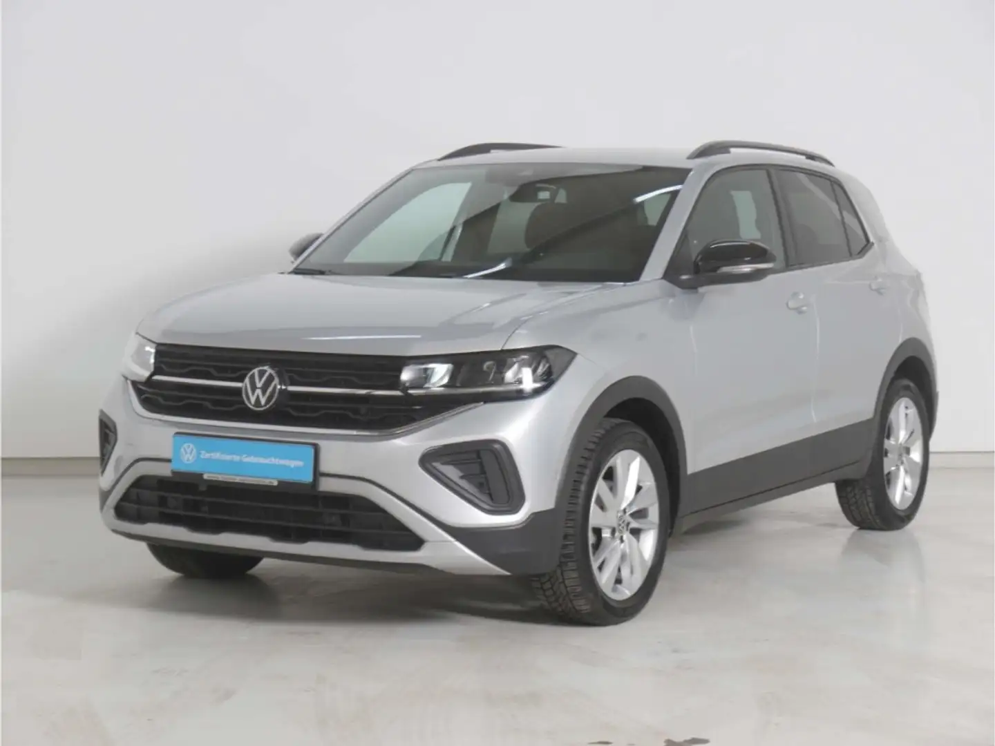 Volkswagen T-Cross 1.0 TSI GOAL DSG AHK/LED/NAV/ACC/PDC/SH Silber - 2