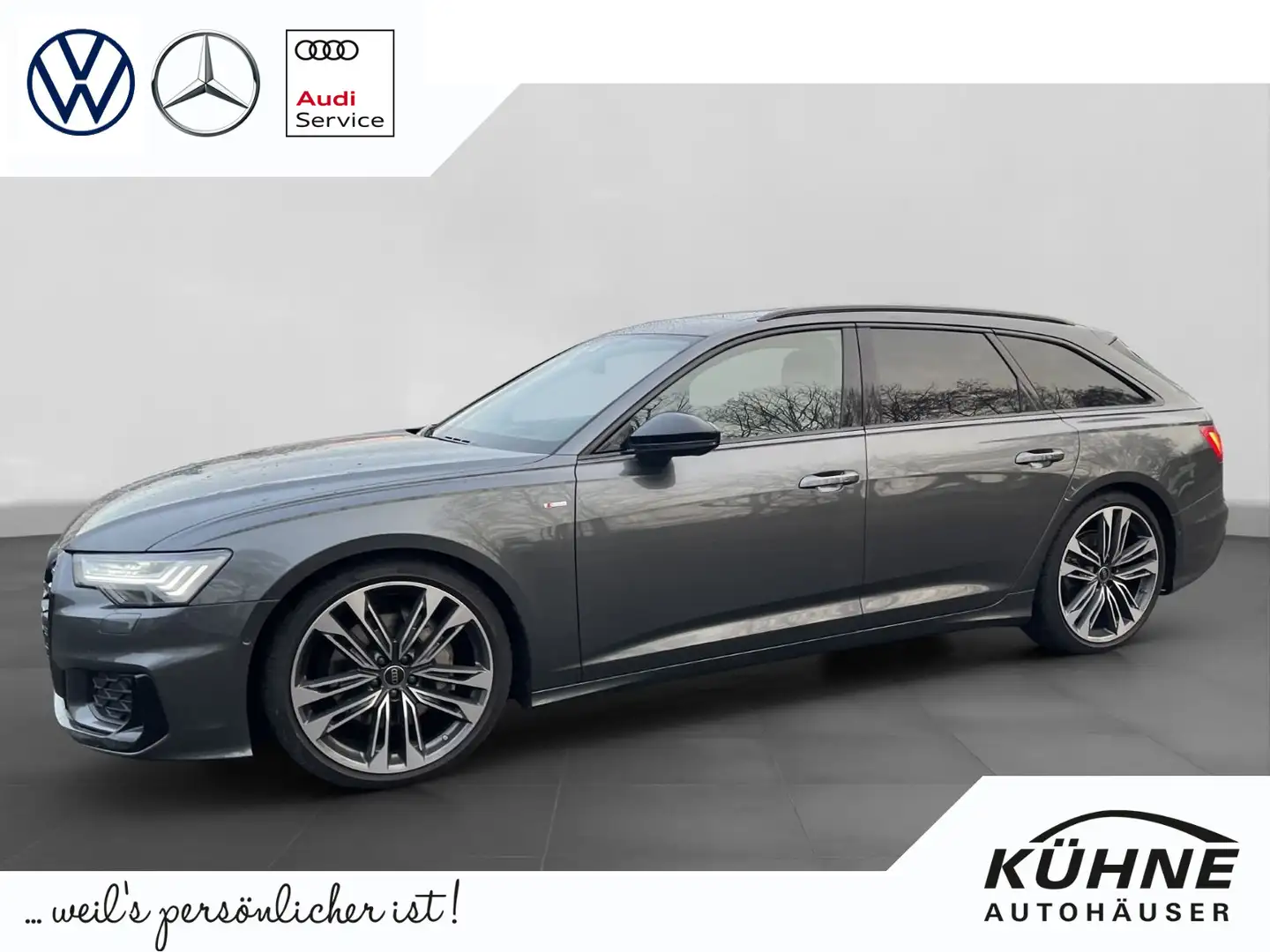 Audi A6 S-Line 50 TDI | MATRIX NAVI PANO LEDER Grau - 1