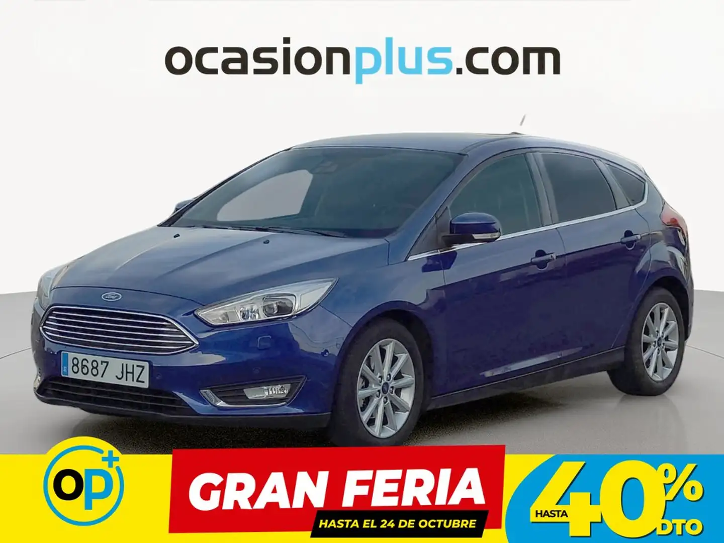 Ford Focus 1.0 Ecoboost Auto-S&S Titanium 125 Azul - 1