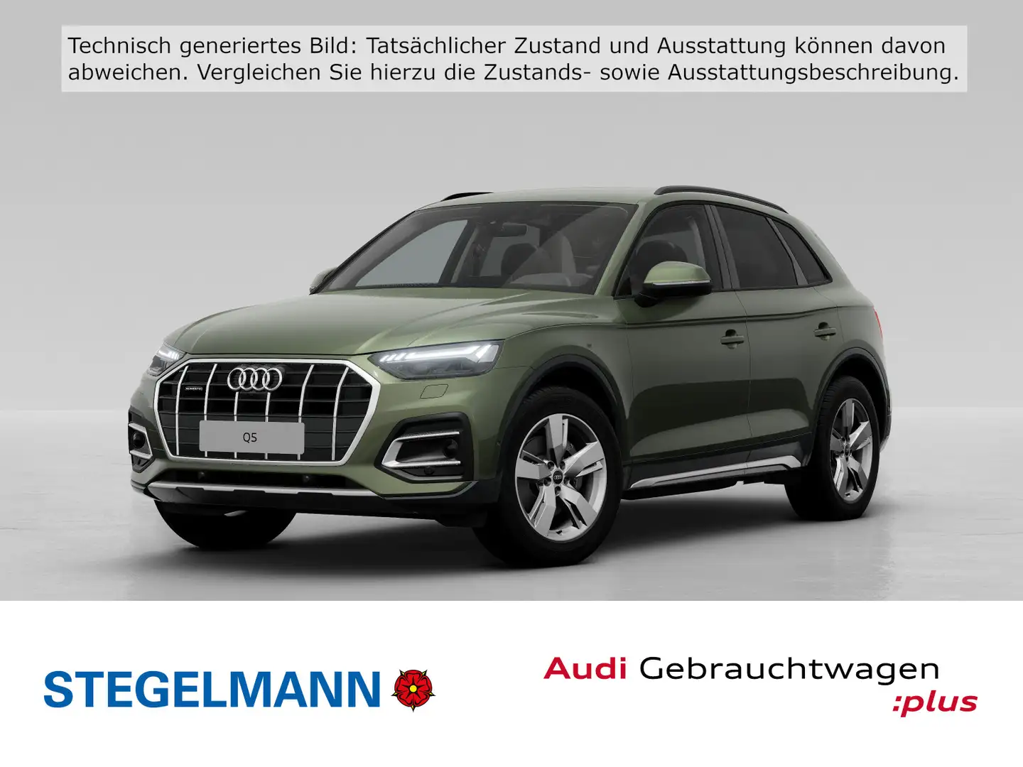 Audi Q5 40 TFSI qu. S-tronic advanced Matrix*AHK*19Zo Verde - 1