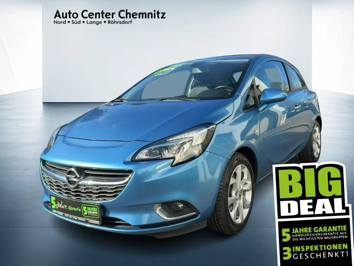 Opel Corsa E 1.0 Turbo Innovation Klimaautomatik/SHZ Blu/Azzurro - 1