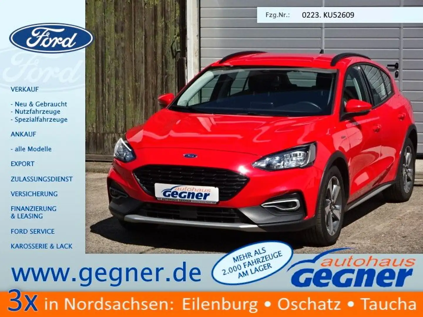 Ford Focus 150PS Autm. Active Navi WiPa Tempomat Rot - 1