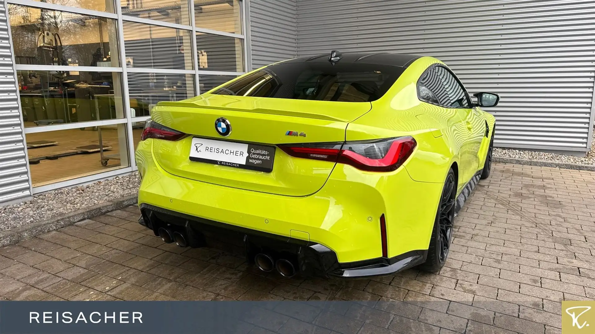 BMW M4 Coupé Navi H&K Laser MemSi Schalensitze Gelb - 2