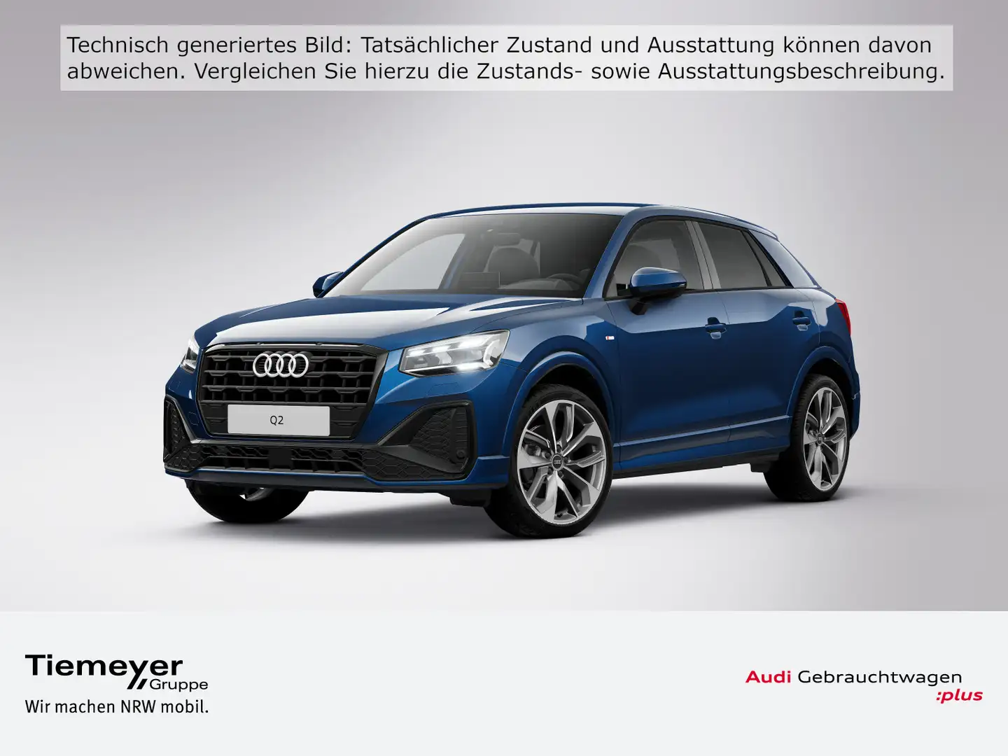 Audi Q2 35 TFSI 2x S LINE LM19 FEINNAPPA SONOS AHK Blau - 1