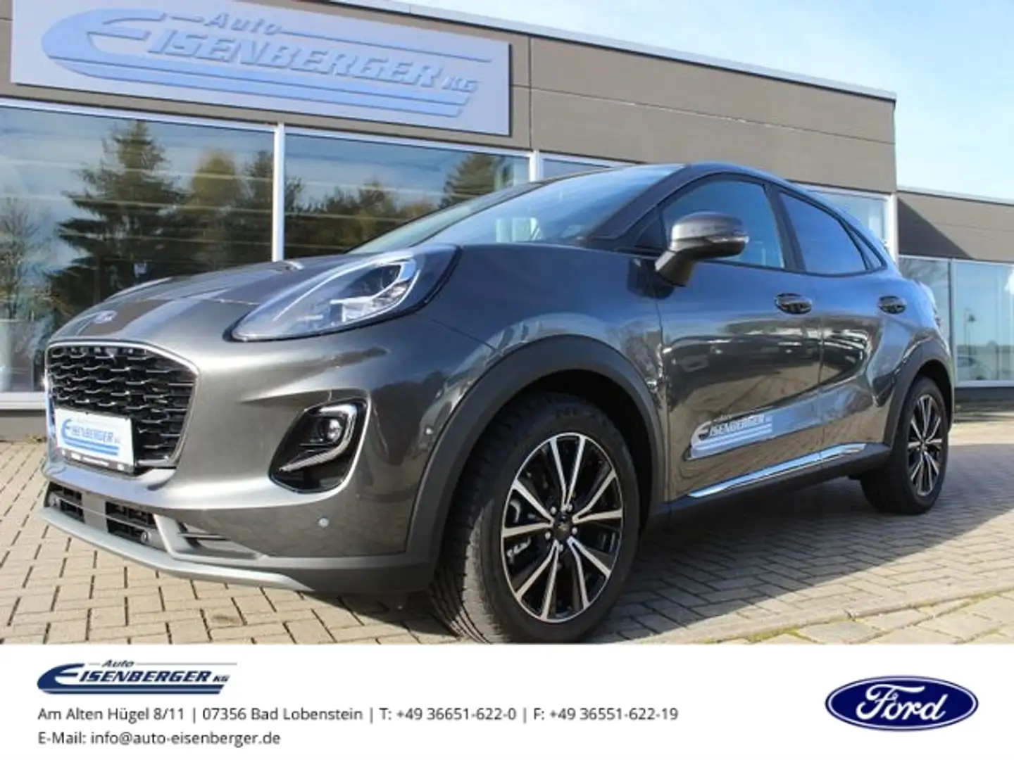 Ford Puma 1.0 EcoBoost MHEV Titanium Alu R.-Kamera Grijs - 1