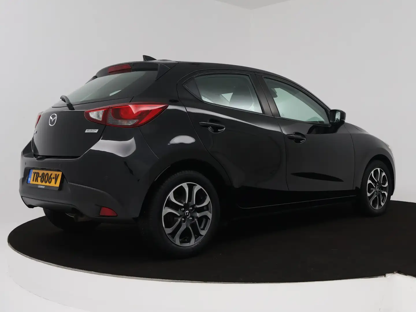 Mazda 2 1.5 Skyactiv-G Dynamic+ | Navigatie | Parkeersenso Zwart - 2