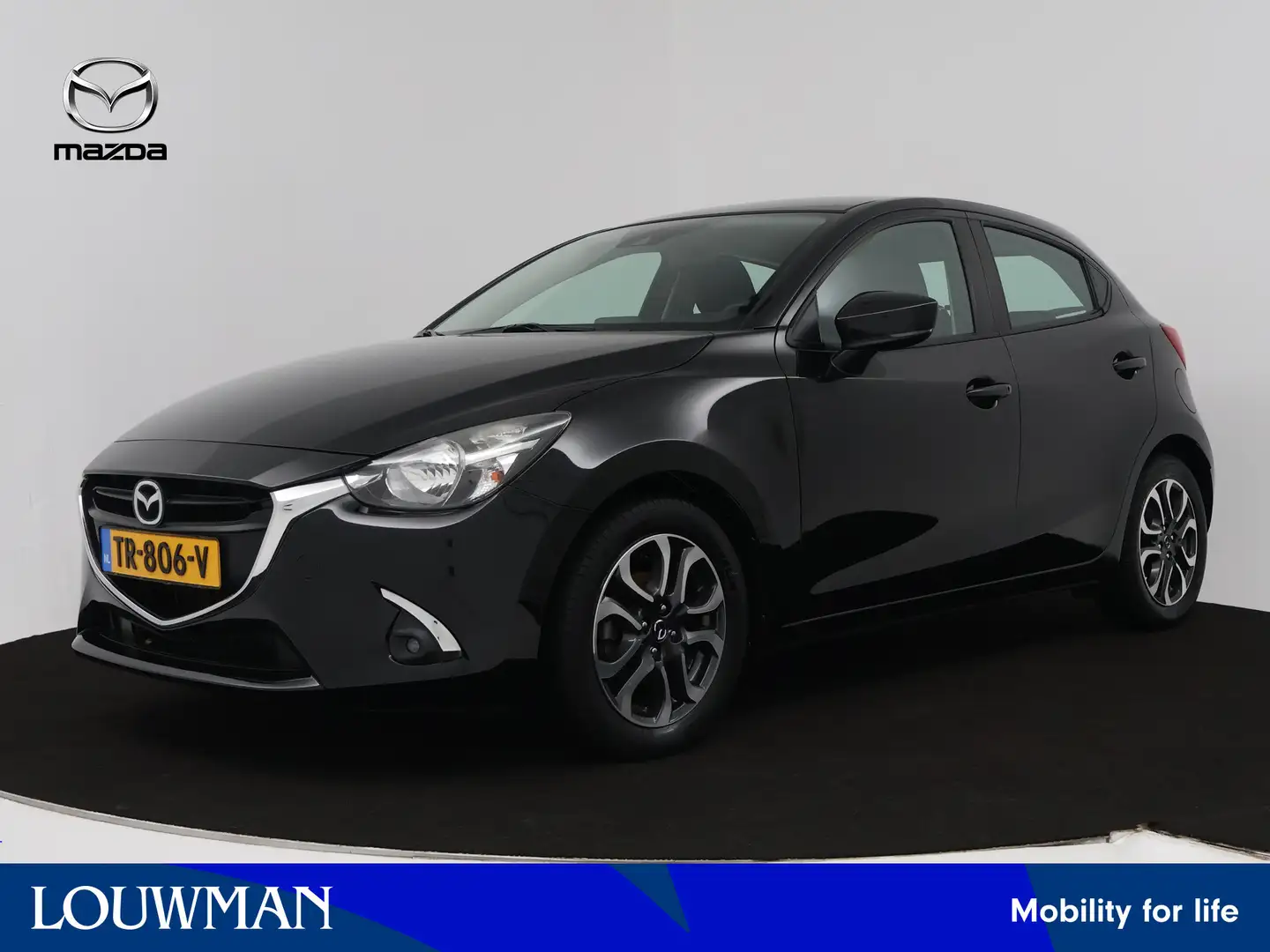 Mazda 2 1.5 Skyactiv-G Dynamic+ | Navigatie | Parkeersenso Zwart - 1