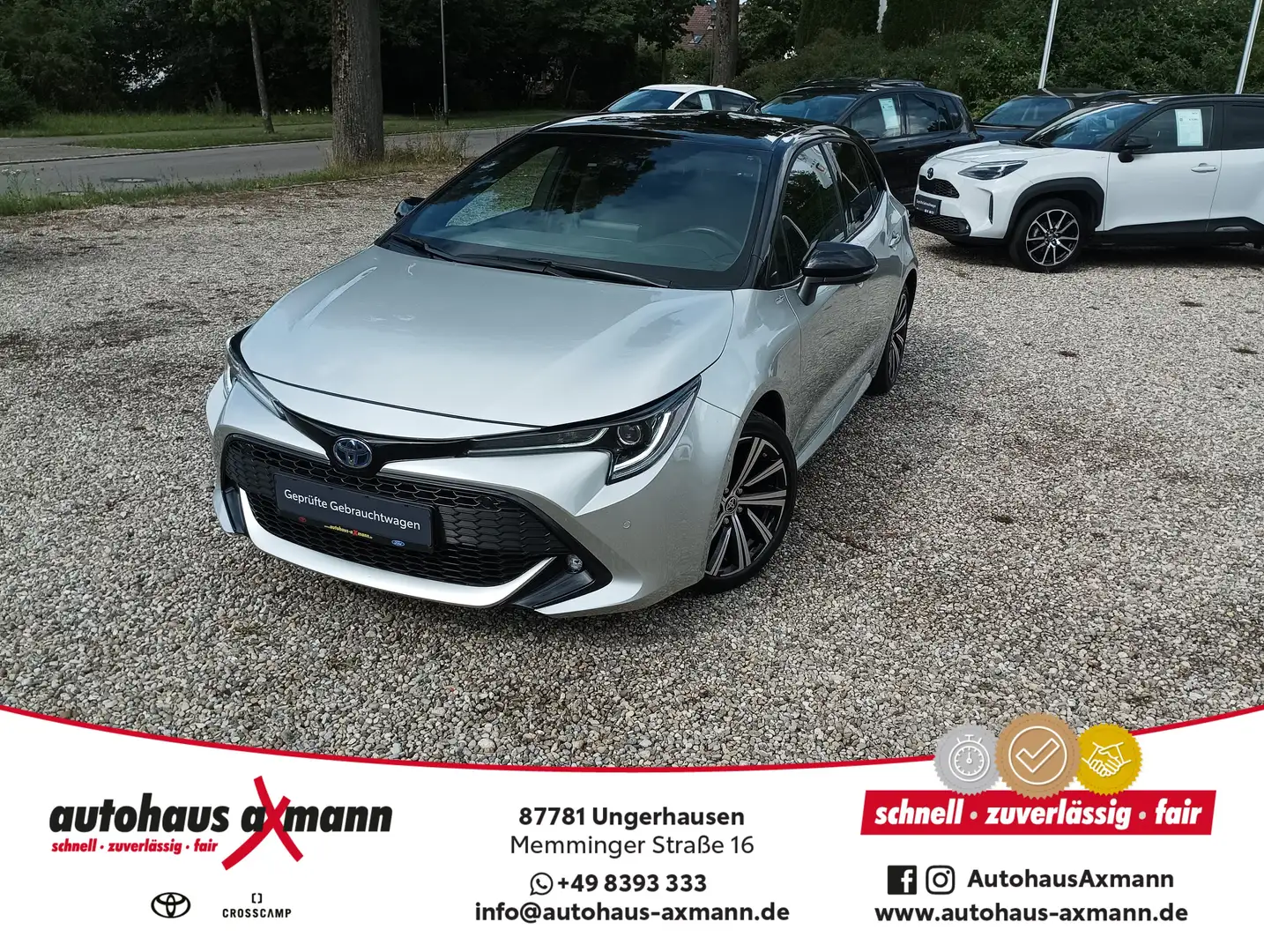 Toyota Corolla 2.0 Hybrid Team Deutschland Argent - 1