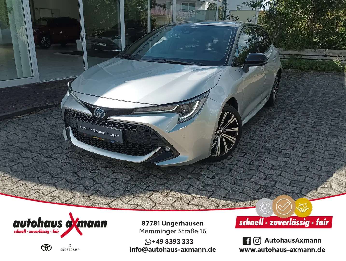 Toyota Corolla 2.0 Hybrid Team Deutschland Argent - 1