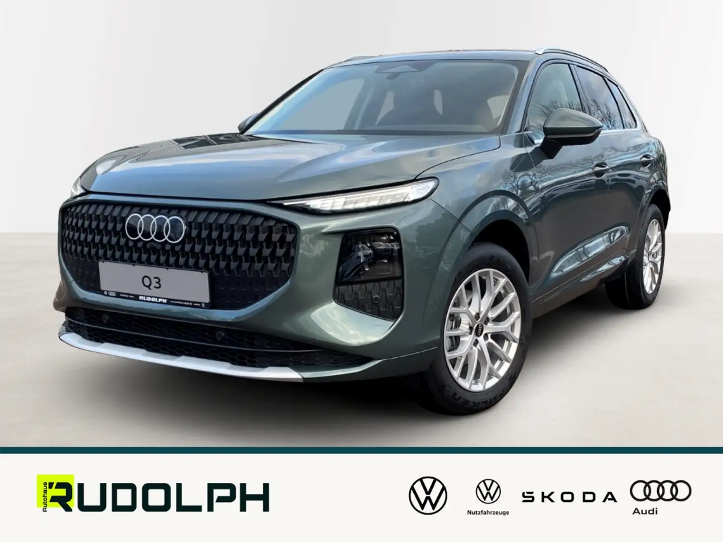 Audi Q3 SUV TFSI 110 kW S-tronic ACC LED AHK RÜCKFAHRKAM. Grün - 1