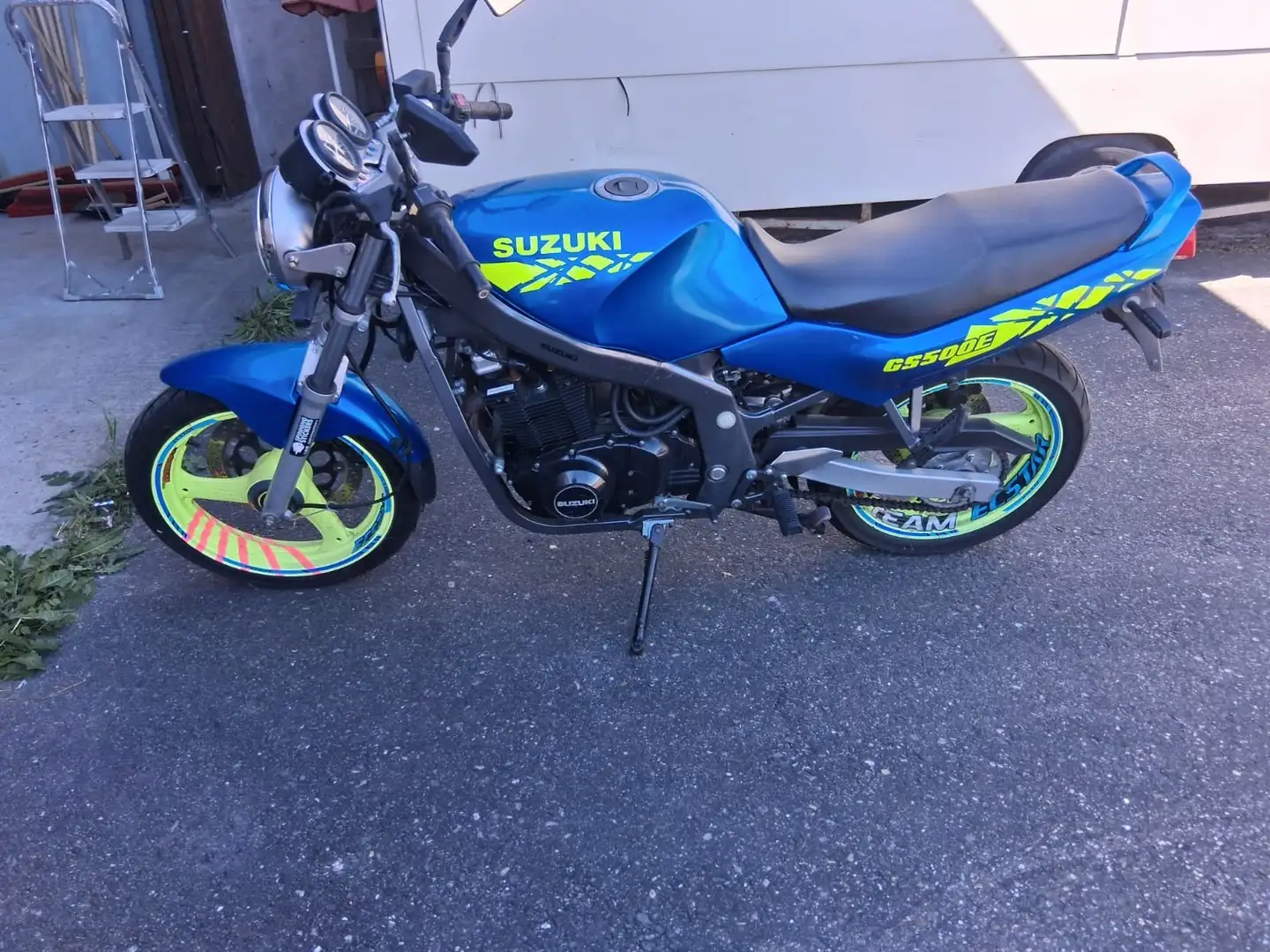 Suzuki GS 500 Blau - 1