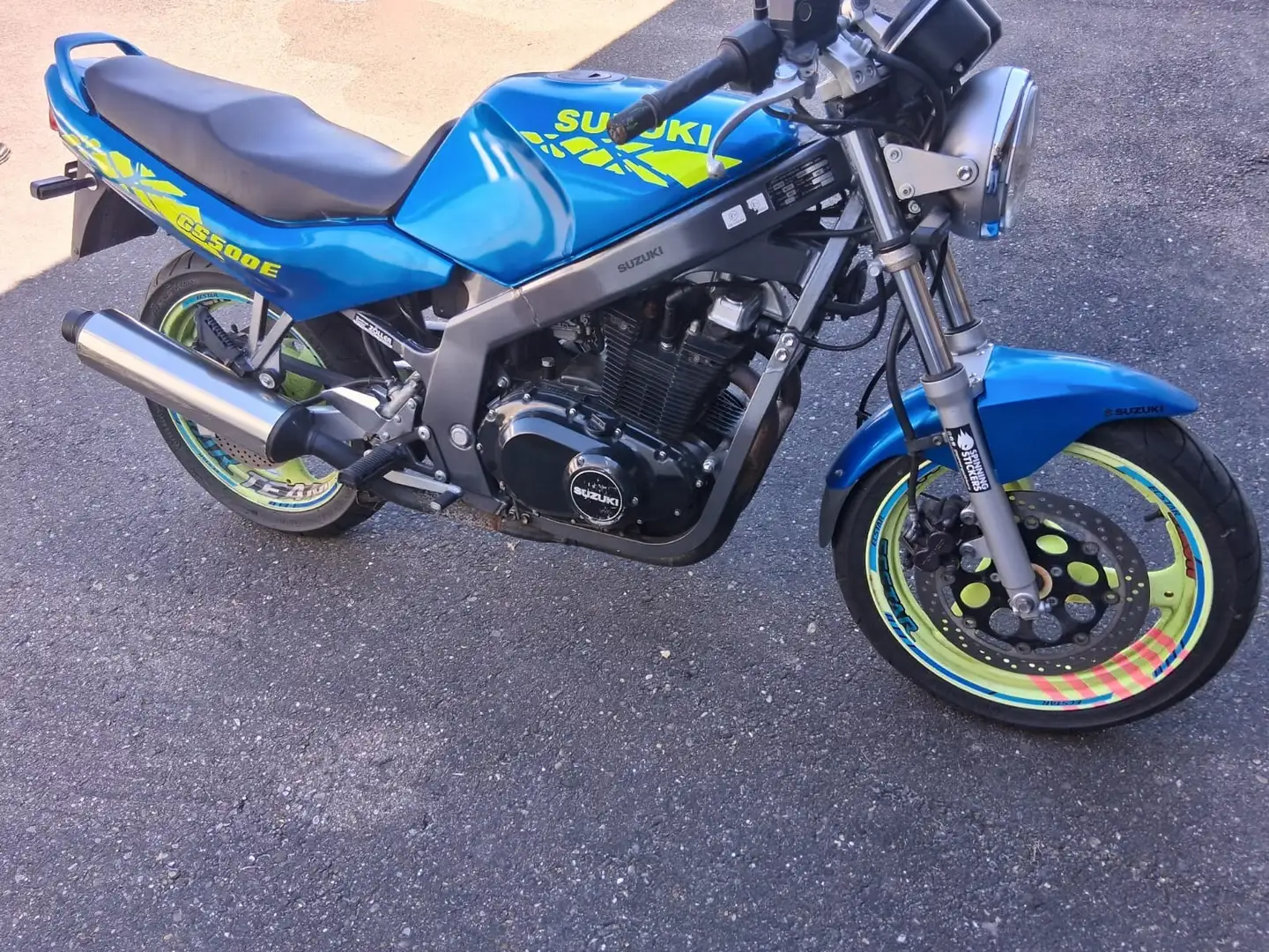 Suzuki GS 500 Blau - 2