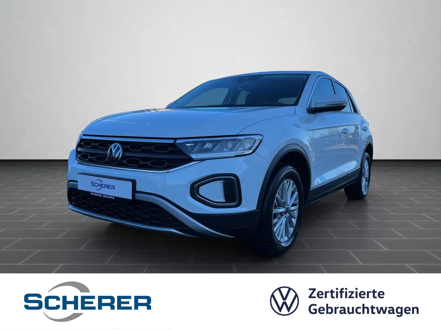Volkswagen T-Roc 1.0 TSI | 16" Chester | AHK | App-Connect Weiß - 1