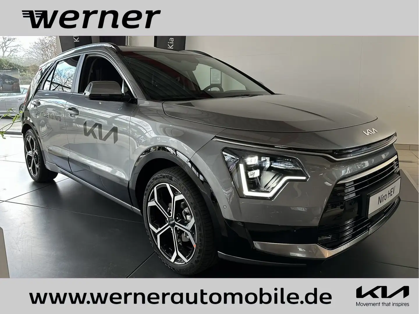 Kia Niro 1.6 HEV Spirit DCT Tech Rex GD AHK 18Z AHK Gris - 1