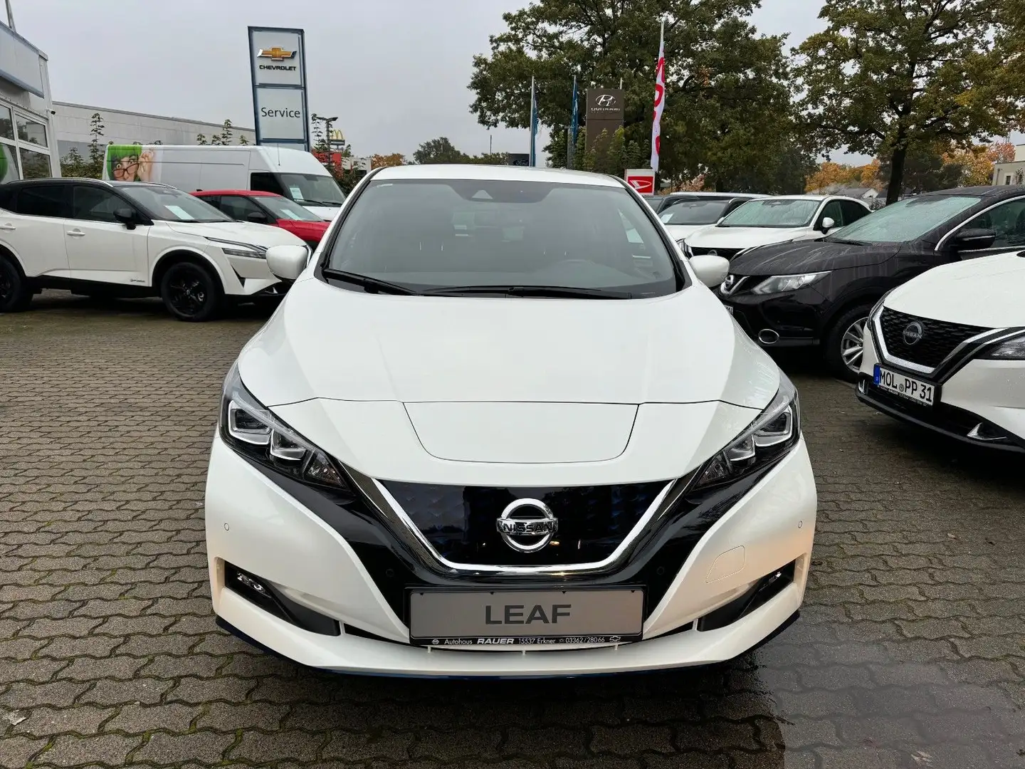 Nissan Leaf e+ N-Connecta Blanc - 1