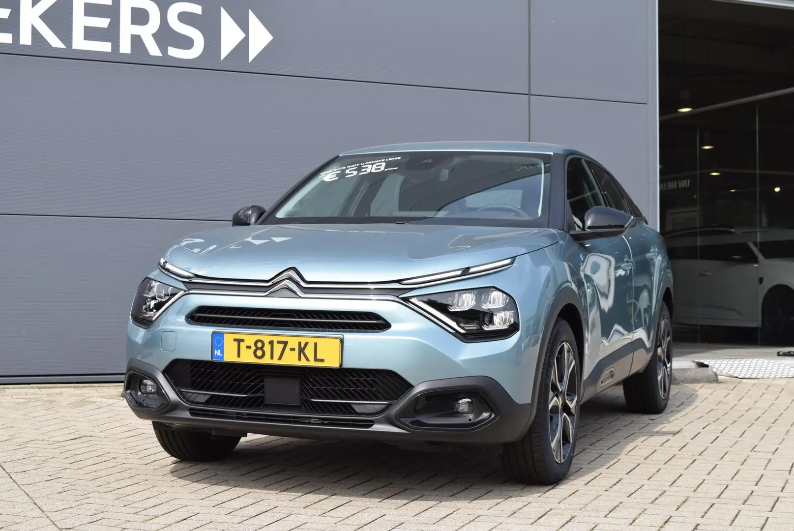 Citroen E-C4 Feel Pack 50 kWh 136pk | NAVIGATIE | 350km WLTP AC Blauw - 2