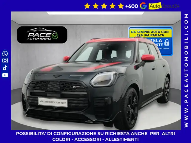 MINI John Cooper Works Countryman D BLACK PACK KAMERA HUD ACC LED PDC KAMERA 19"