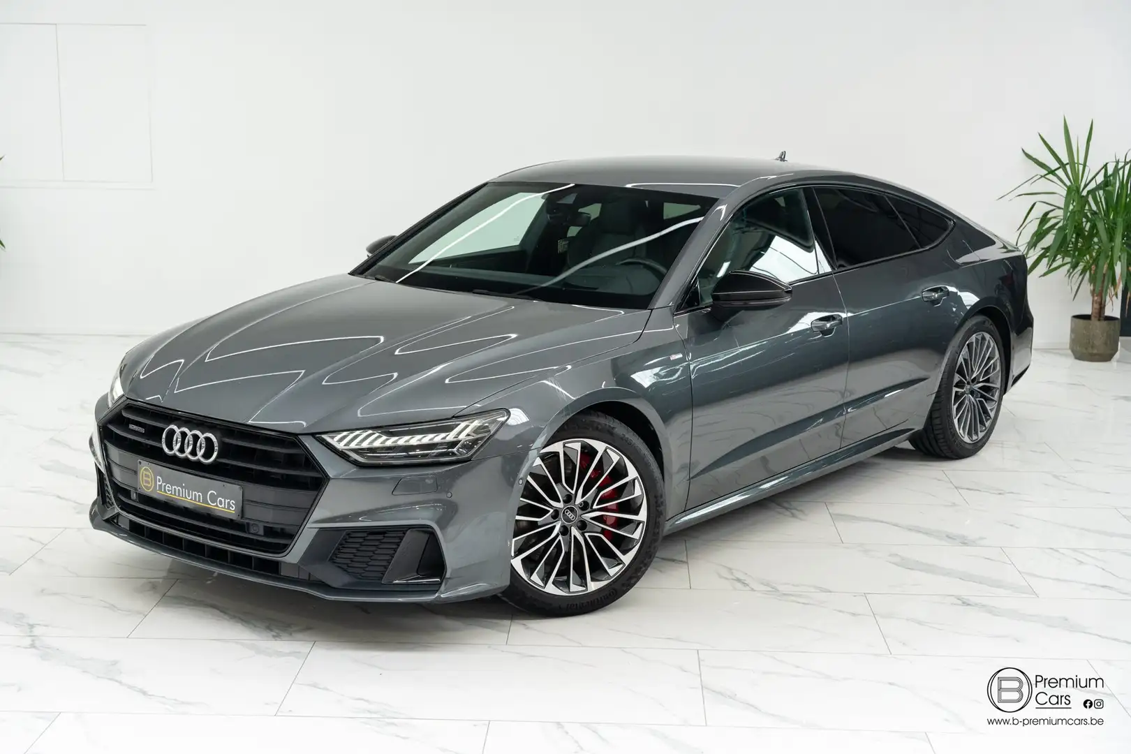 Audi A7 55e TFSI hybrid 3x S-line! Competition! Full! Gris - 2