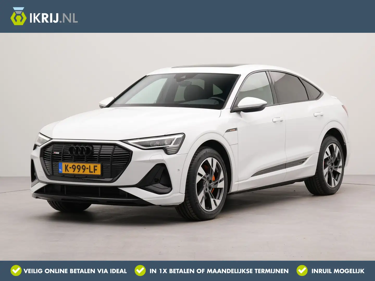 Audi e-tron Sportback 50 quattro S edition 71 kWh | SoH 94,7% Weiß - 1