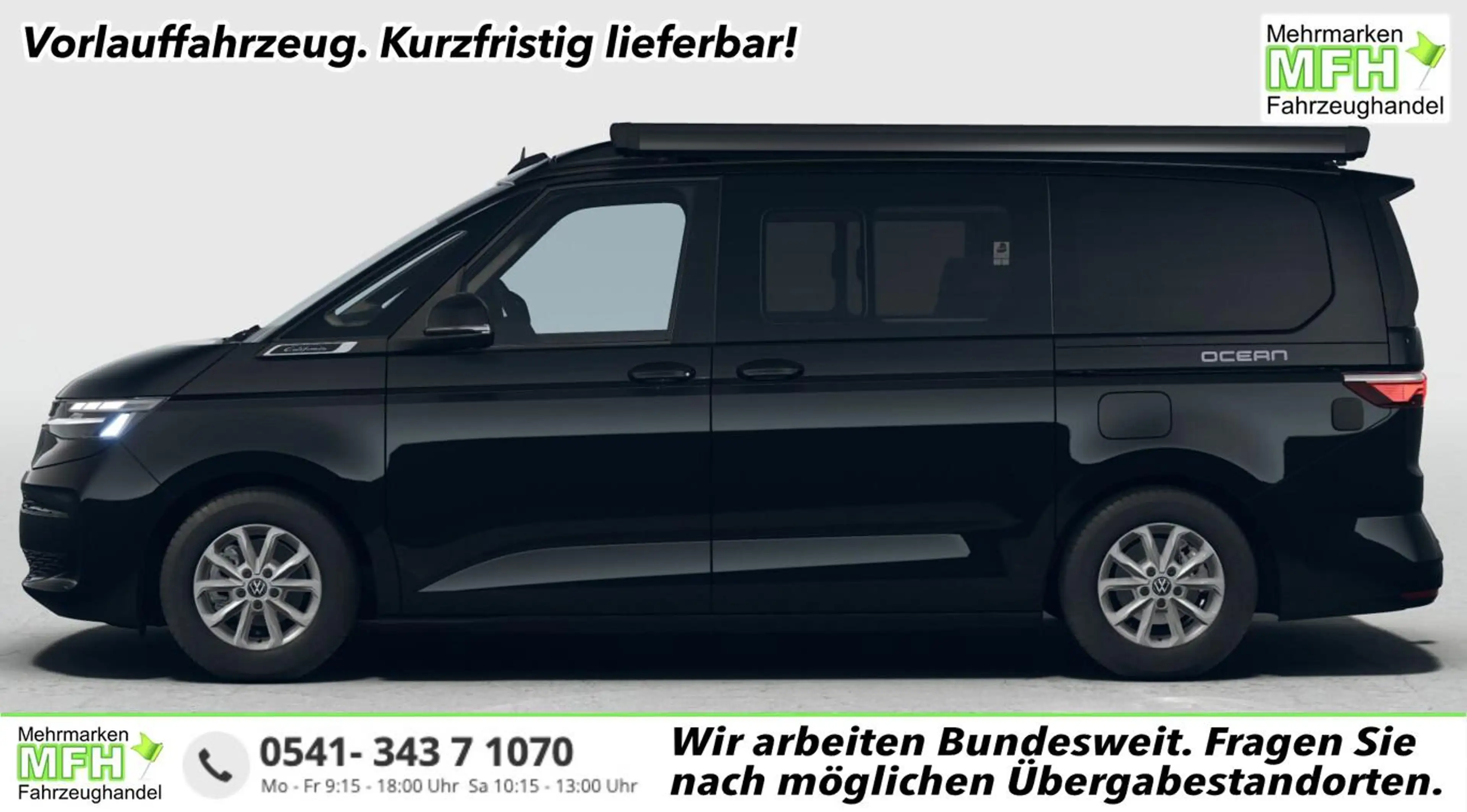 Volkswagen T7 California Ocean Nav 360° AHK Markise Keyl 110 kW (150 PS)...