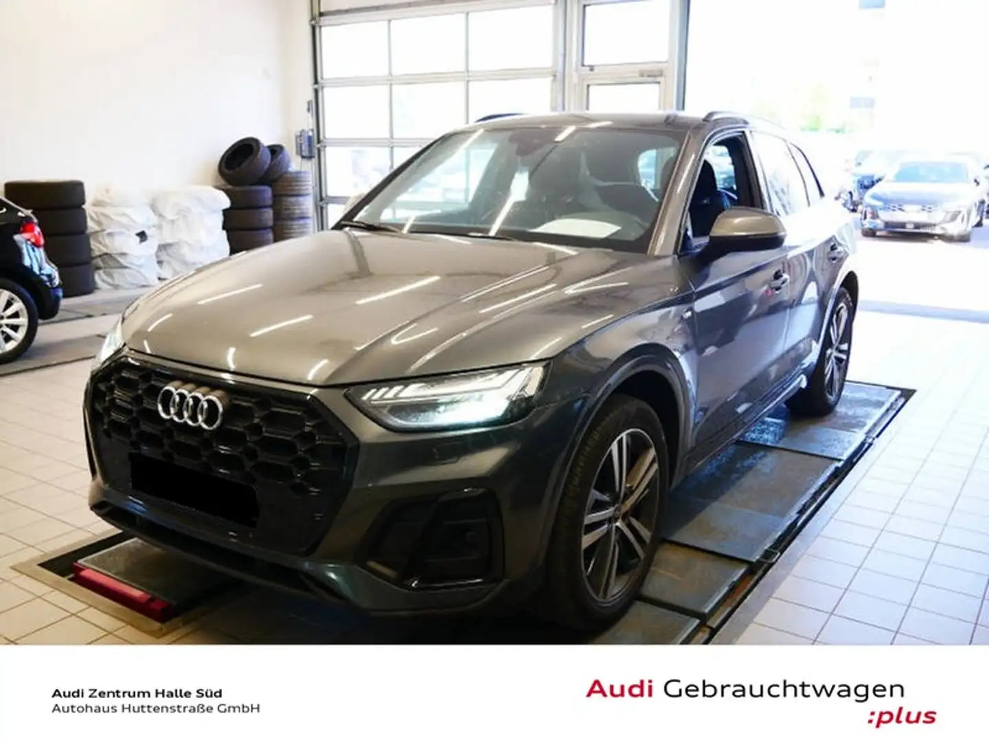 Audi Q5 40 TDI qu S line MATRIX AIR TOUR AHK 20" Gris - 1
