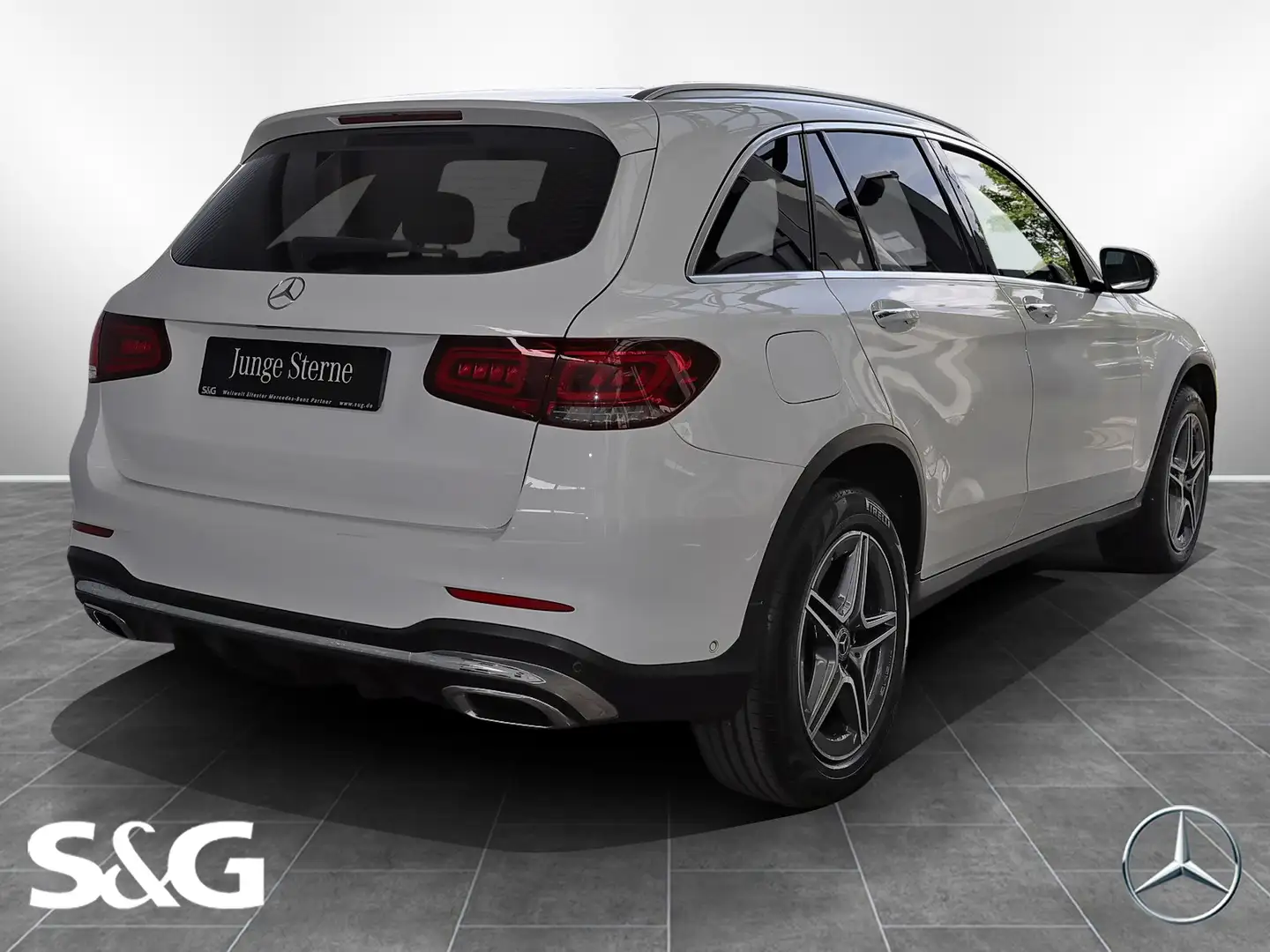 Mercedes-Benz GLC 300 d 4M AMG PANORAMA+DISTRONIC+MEMORY+360° Blanc - 2
