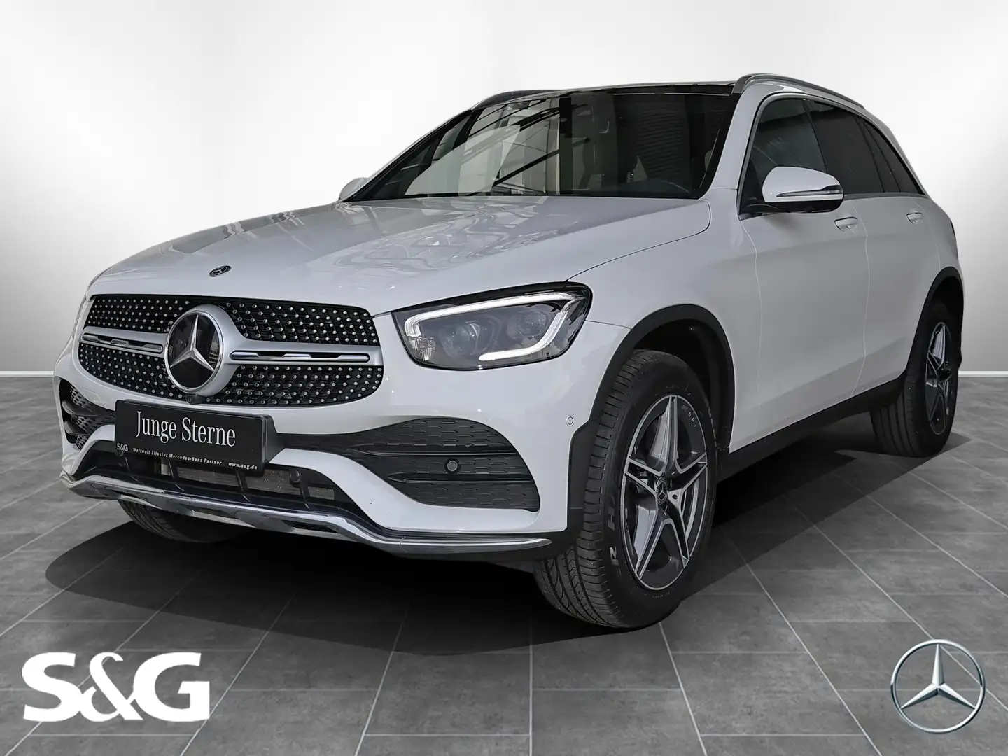 Mercedes-Benz GLC 300 d 4M AMG PANORAMA+DISTRONIC+MEMORY+360° Weiß - 1