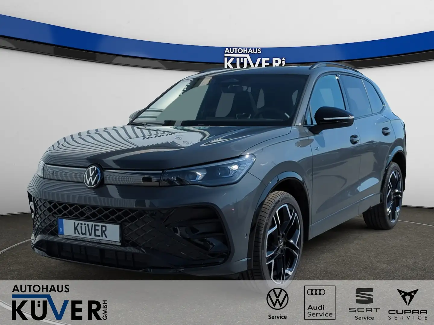 Volkswagen Tiguan R-Line 2,0 TDI DSG 4M+Navi+Pano+ACC+AHK Gris - 1