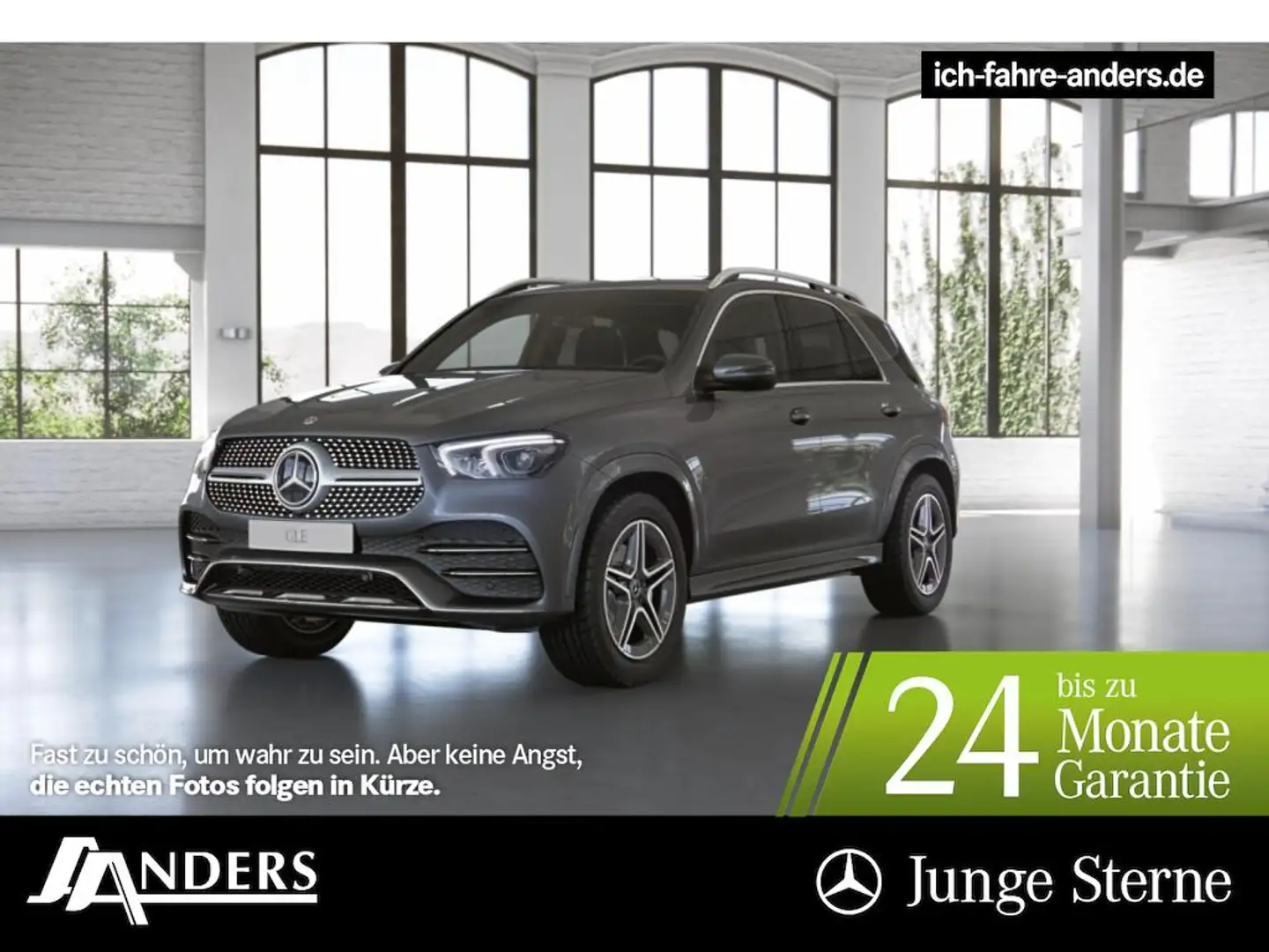 Mercedes-Benz GLE 400 d 4M AMG+MBUX+Distr+Burm+HUD+AHK+AIR+360 Grau - 1