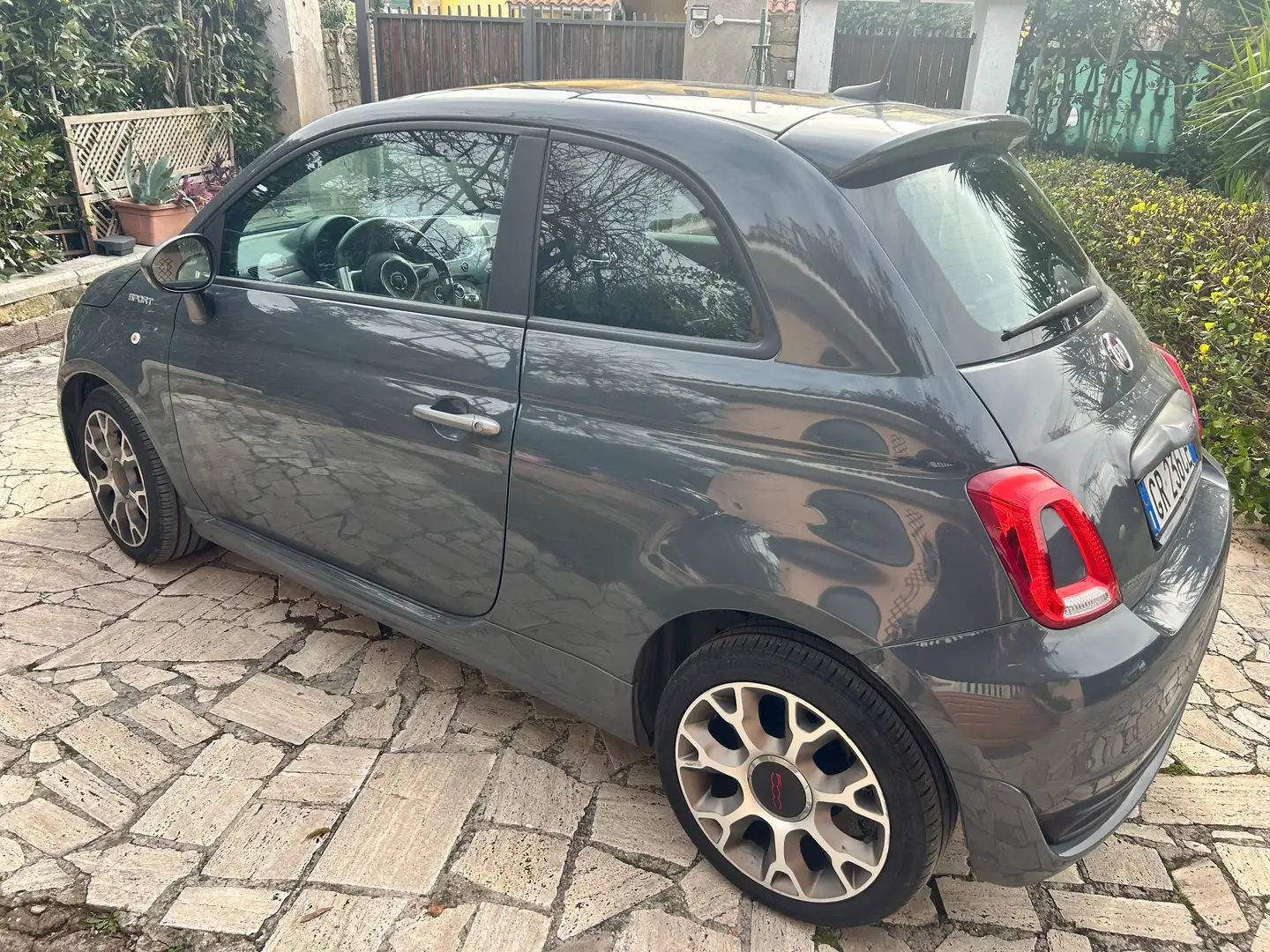 Fiat Cinquecento 500C III 2015 1.0 hybrid Sport 70cv Grijs - 2