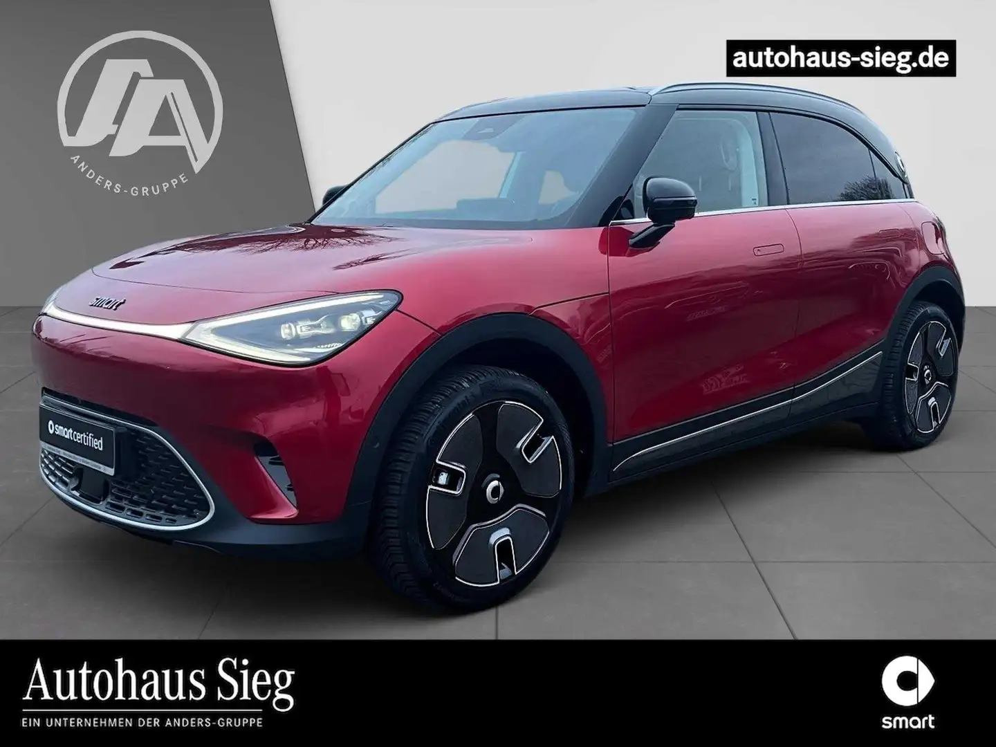smart #1 Premium Navi+Kam+LED+HUD+Pan+ACC+BEATS Rouge - 1