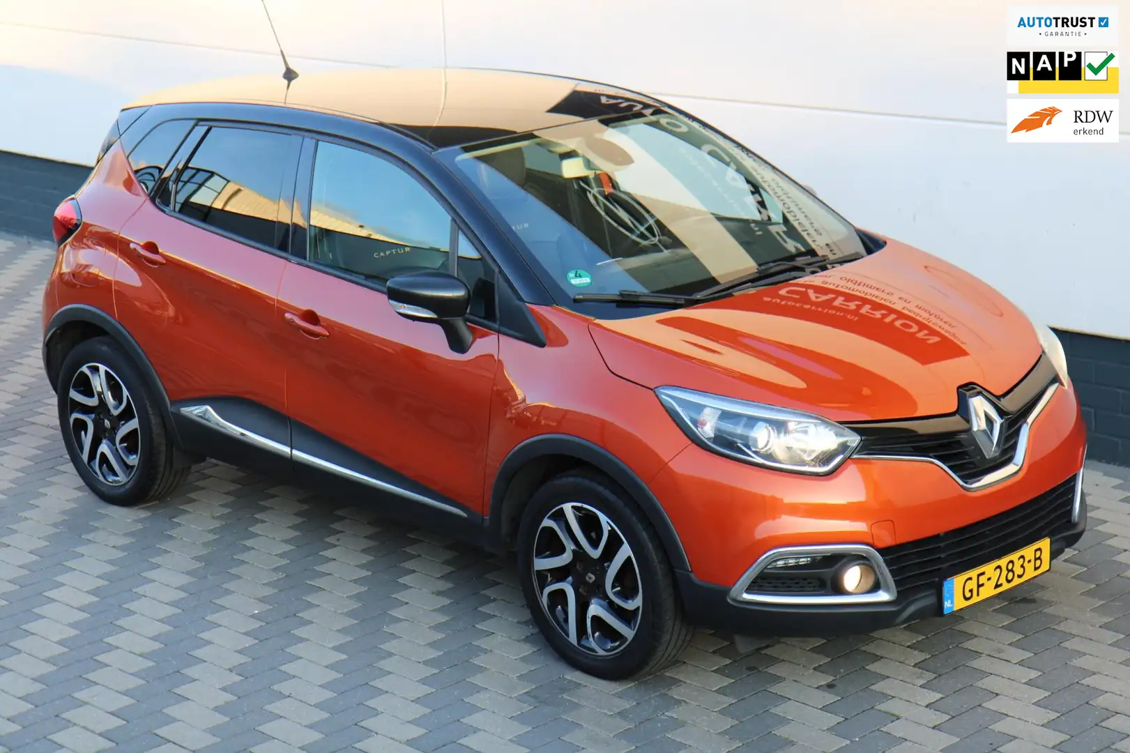 Renault Captur 0.9 TCe Dynamique Navi 1ste eigenaar NAP !!! Oranje - 1