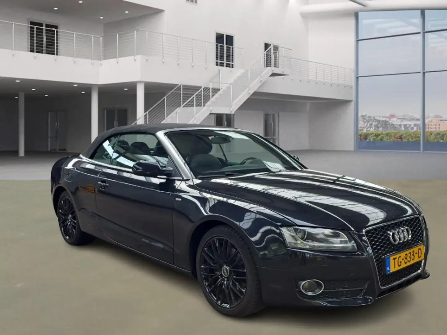 Audi A5 Cabriolet 2.7 TDI Pro Line 3XSLINE|AUT|XENON|NAVI| Zwart - 2
