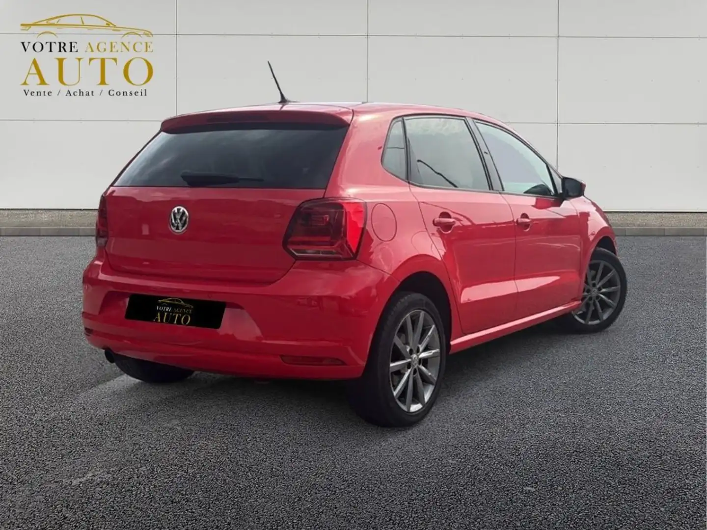 Volkswagen Polo 1.2 TSI BlueMotion - 110ch Sportline PHASE 2 Rouge - 2