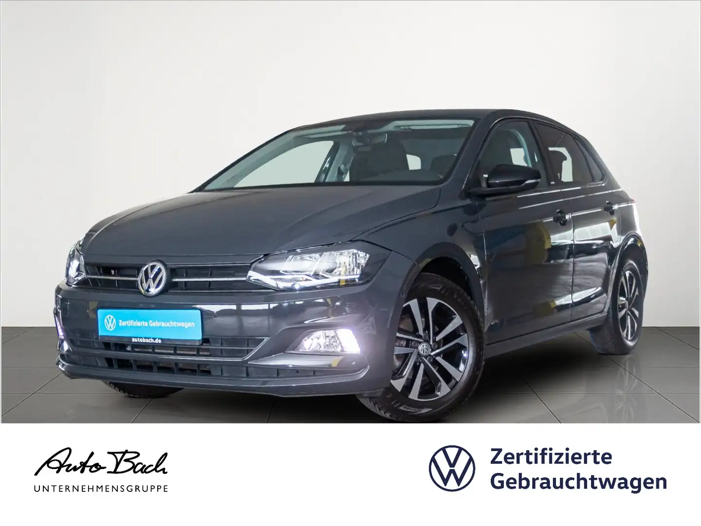 Volkswagen Polo 1.0 IQ.DRIVE, Navi, ParkAssist, Klima, Sitz Grau - 1