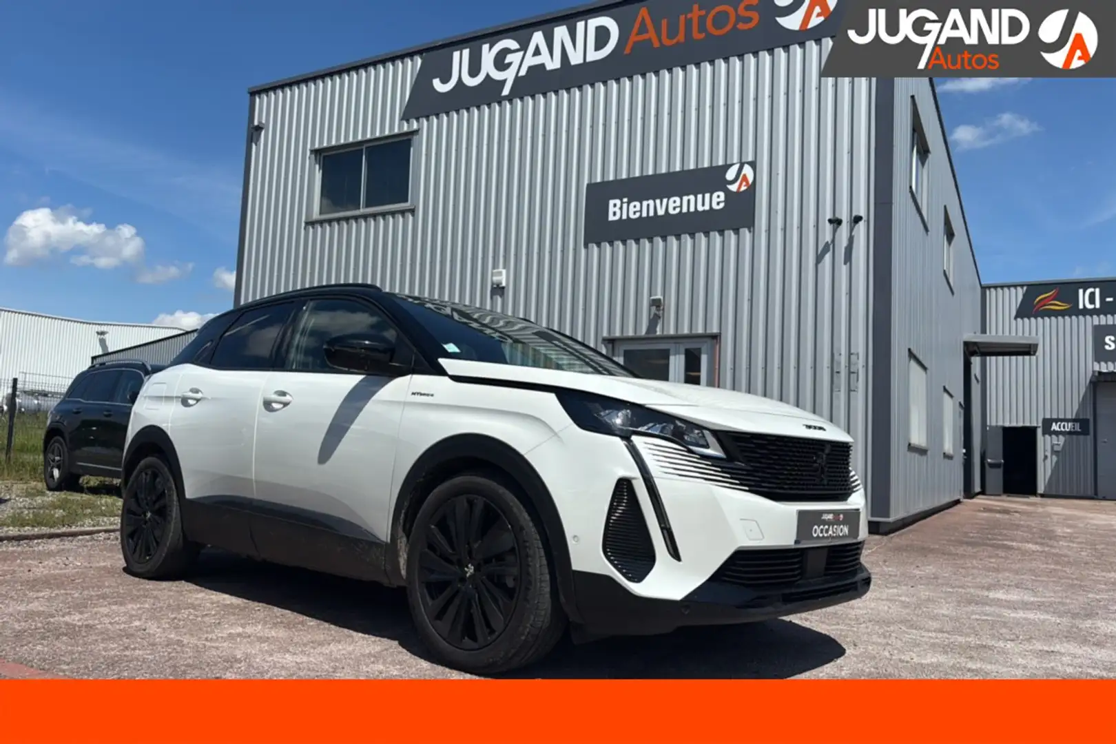 Peugeot 3008 HYBRID4 300 GT PACK T.O BLACK Blanc - 1