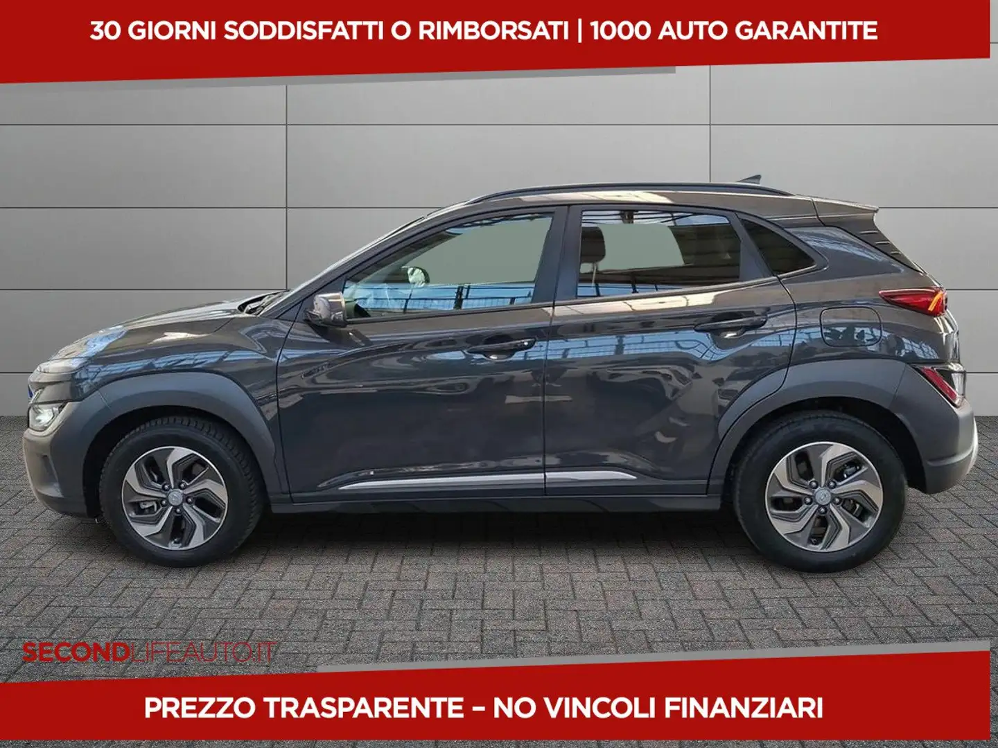 Hyundai KONA 1.6 gdi hev Xline 2wd 141cv dct Grigio - 2