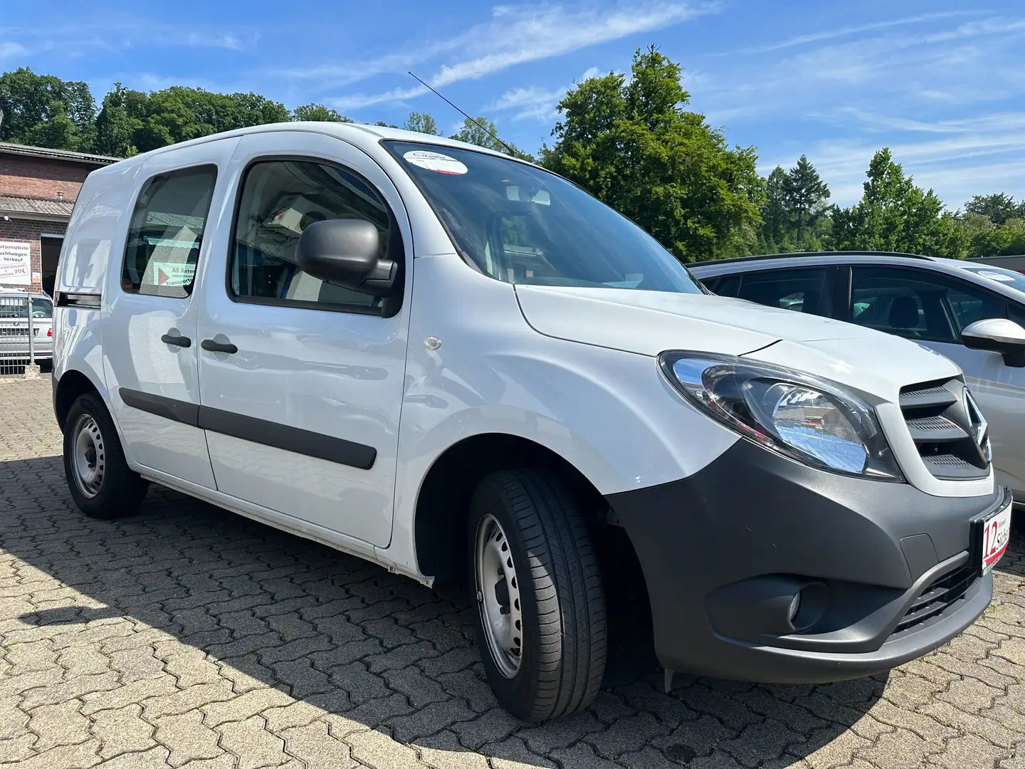 Mercedes-Benz Citan 109 CDI lang+1.HAND+KLIMA+PDC+SCHIEBETÜR+EURO 6 Weiß - 2