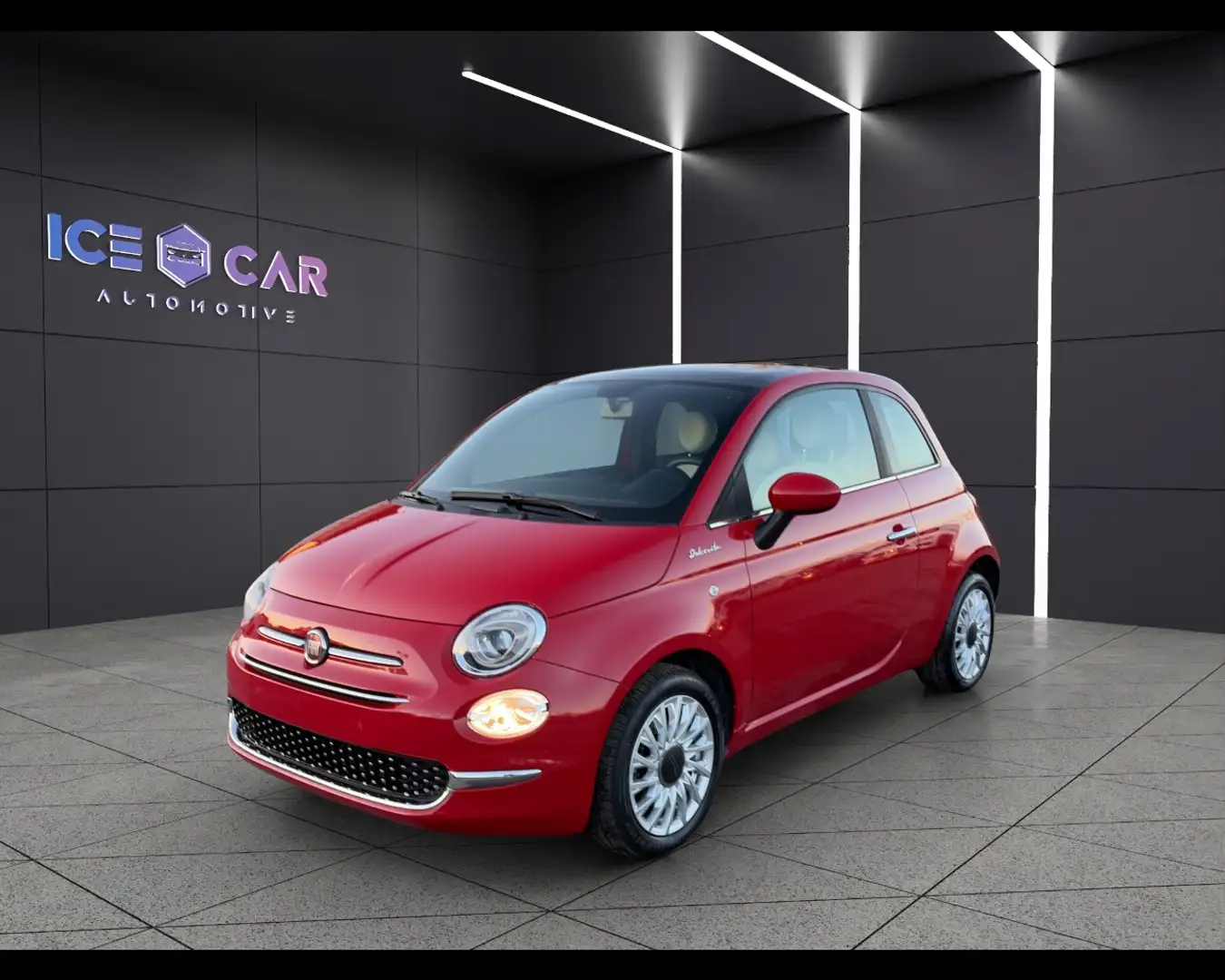 Fiat 500 1.0 Hybrid Dolcevita Rot - 1