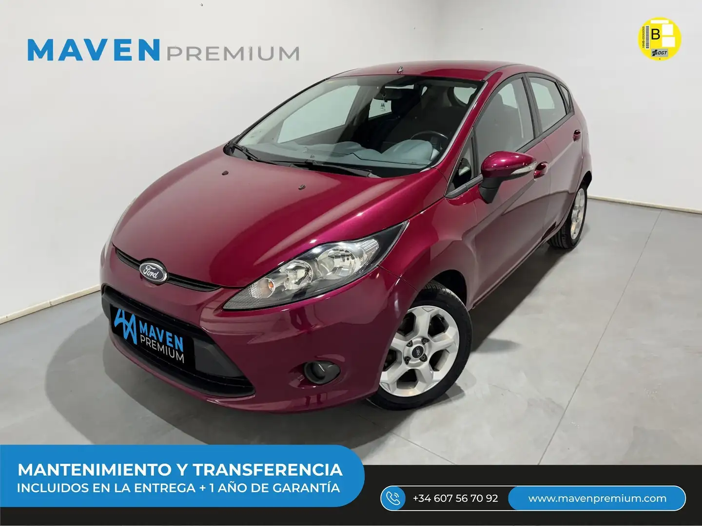 Ford Fiesta 1.6TDCi Trend Fioletowy - 1