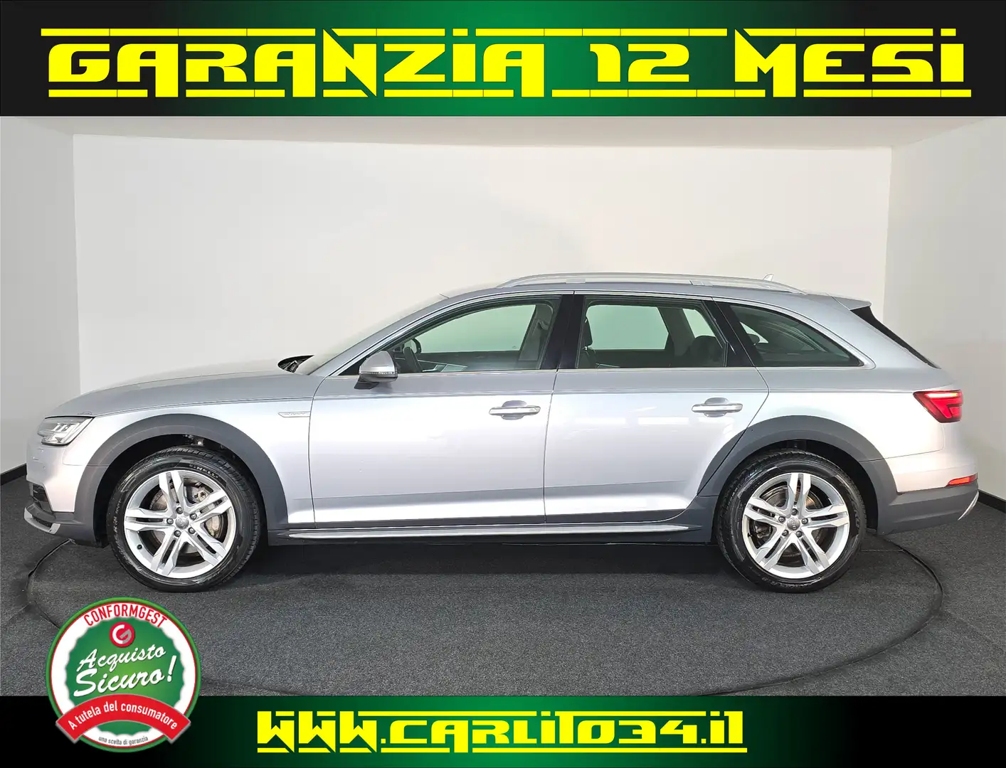Audi A4 allroad 40 2.0 tdi Business 190cv s-tronic my16 Argento - 2