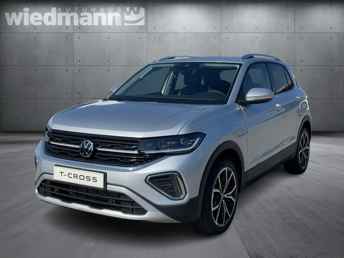 Volkswagen T-Cross Style 1.0 TSI AHK+ACC+RearView+Navi+LM Silber - 2