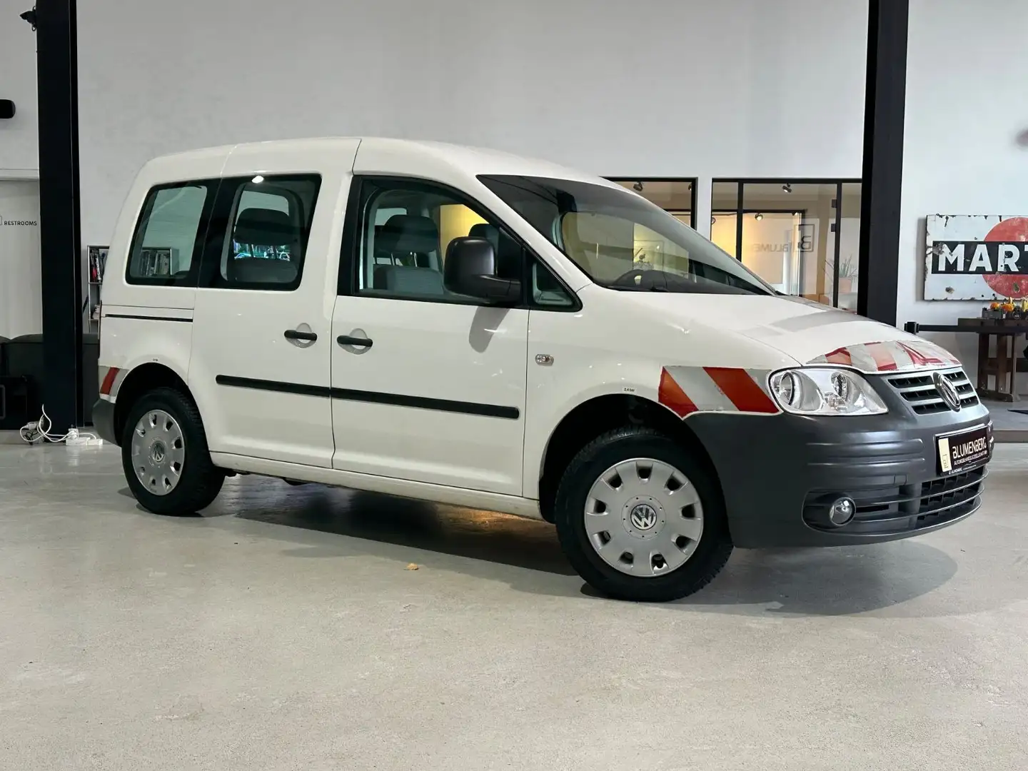 Volkswagen Caddy 2.0 bivalent Kombi EcoFuel *5-Sitz,Servo* Weiß - 2