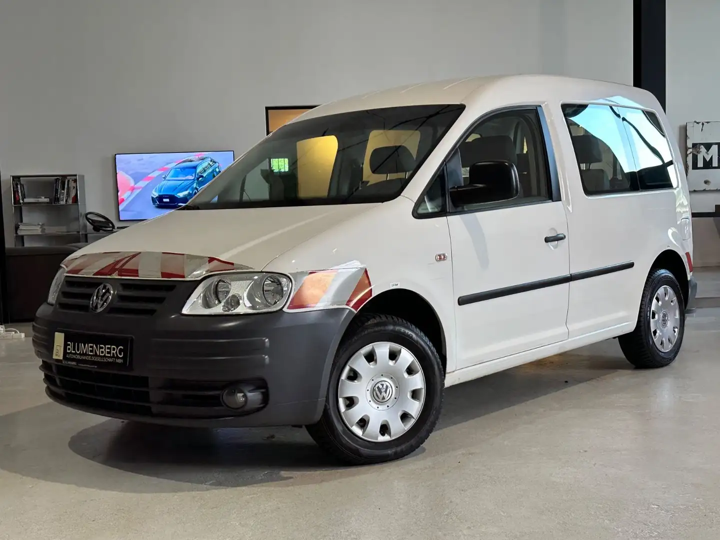 Volkswagen Caddy 2.0 bivalent Kombi EcoFuel *5-Sitz,Servo* Weiß - 1