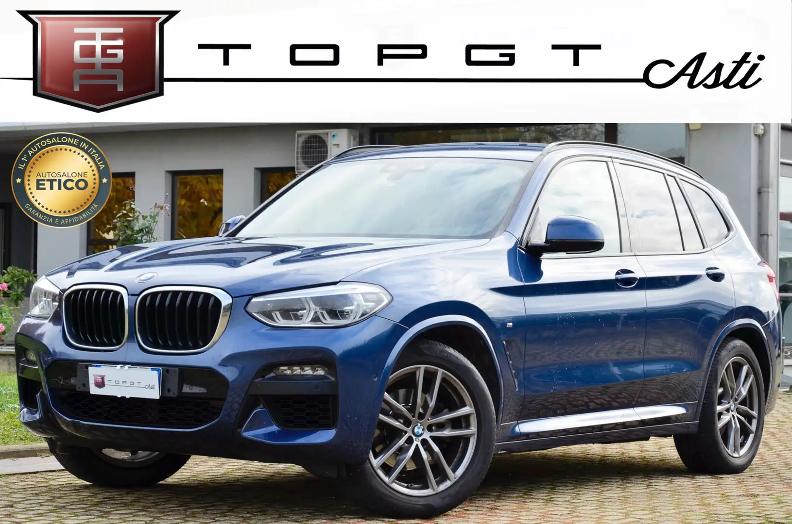 BMW X3 xdrive20d mhev 48V Msport 190cv auto SERVICE BMW Blu/Azzurro - 1