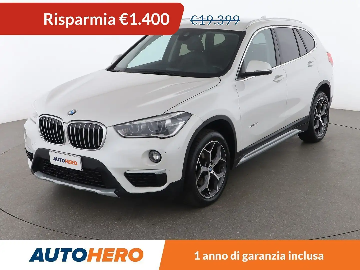 BMW X1 sDrive 18d xLine Bianco - 1
